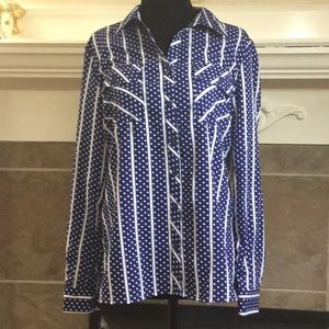 Blue blouse. NWOT